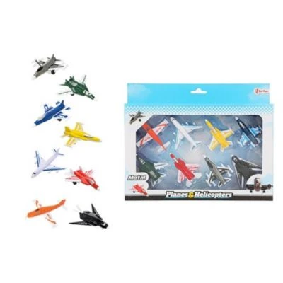 Toi Toys Toi-Toys Flugzeug - Set Aus 8 Farbigen Flugzeugen 1 Toi Toys Toi-Toys Flugzeug - Set Aus 8 Farbigen Flugzeugen