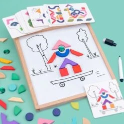 Epik Lernspielzeug Für Kinder Magnetische Puzzlebausteine -Billiges Spielzeug Geschäft 29139776 04