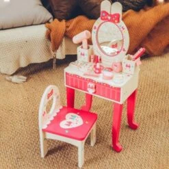 360Home Kinderschminktisch Mit Stuhl