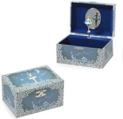 GICO Kinderspieluhr Schmuckbox Musikspieldose Blaue Ballerina - Melodie: Eine Kleine Nachmusik 32197
