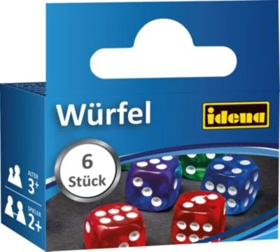 Idena Würfel 6er-Pack 3 Idena Würfel 6er-Pack – Bild 3