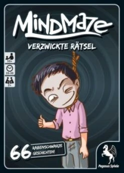 Pegasus Spiele MindMaze - Verzwickte Rätsel: Rabenschwarze Geschichten