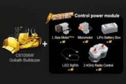 CADA Goliath Bulldozer (2826 Teile) -Billiges Spielzeug Geschäft 29657589 06