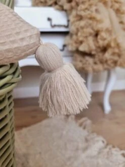 TinaForKids Puppenwagen Mit Bettwäscheset Aus Weiden Und Holz, Grün/Natur -Billiges Spielzeug Geschäft 29721281 05