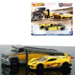 MATTEL Corvette C8.R & Carry On™| Team Transport | Hot Wheels Premium Set
