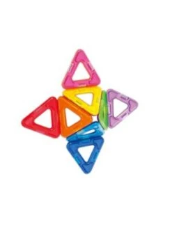 MAGNIKON Magnetische Bausteine, 8 Stk. Dreiecke, Ersatzteile, Kleines Set -Billiges Spielzeug Geschäft 29747183 03
