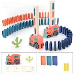 Debuy Pädagogisches Bausteinspielzeug Für Kinder Domino-Zug -Billiges Spielzeug Geschäft 29771938 05