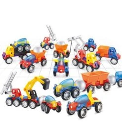 Syntek Technisches Fahrzeugmodell Für Kinder Pädagogisches Magnetisches Spleißspielzeug -Billiges Spielzeug Geschäft 29801716 05