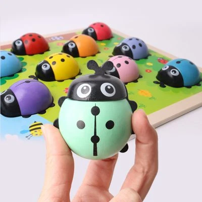 Debuy Kinderpädagogik Frühes Lernen Kognitiv Lerntafeln Marienkäfer-Puzzle 3 Debuy Kinderpädagogik Frühes Lernen Kognitiv Lerntafeln Marienkäfer-Puzzle – Bild 3