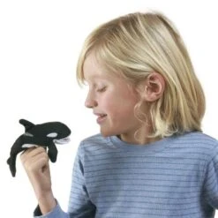 Folkmanis Fingerpuppe Mini Schwertwal / Mini Orca -Billiges Spielzeug Geschäft 29881458 03