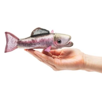 Folkmanis Fingerpuppe Mini Regenbogenforelle/ Mini Rainbow Trout 2 Folkmanis Fingerpuppe Mini Regenbogenforelle/ Mini Rainbow Trout – Bild 2