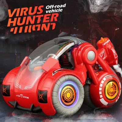 Syntek Elektrisches Ferngesteuertes Spielzeugauto Spray-Stunt-Transformationsauto 2 Syntek Elektrisches Ferngesteuertes Spielzeugauto Spray-Stunt-Transformationsauto – Bild 2