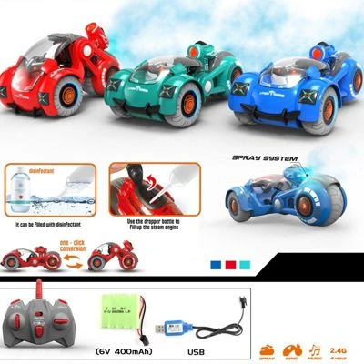 Syntek Elektrisches Ferngesteuertes Spielzeugauto Spray-Stunt-Transformationsauto 3 Syntek Elektrisches Ferngesteuertes Spielzeugauto Spray-Stunt-Transformationsauto – Bild 3