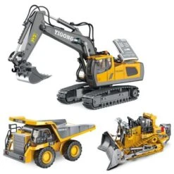 Debuy Maschinelle Antriebswerkzeuge Ferngesteuertes Spielzeug Alloy R/C Construction Vehicle Toys / Baufahrzeug / Bagger / Bulldozer -Billiges Spielzeug Geschäft 30066966 03