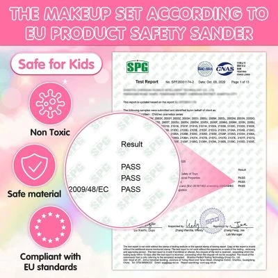 Enbaoxin Kinderschminkspielzeug-Set Kinderschminkset Mädchen Mit Schminkkoffer, Kindermädchen Plüschtasche Kinderschminkspielzeug Geschenk Für Mädchen 3 5 8 Jahre 4 Enbaoxin Kinderschminkspielzeug-Set Kinderschminkset Mädchen Mit Schminkkoffer, Kindermädchen Plüschtasche Kinderschminkspielzeug Geschenk Für Mädchen 3 5 8 Jahre – Bild 4