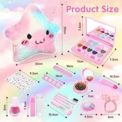 Enbaoxin Kinderschminkspielzeug-Set Kinderschminkset Mädchen Mit Schminkkoffer, Kindermädchen Plüschtasche Kinderschminkspielzeug Geschenk Für Mädchen 3 5 8 Jahre 11 Enbaoxin Kinderschminkspielzeug-Set Kinderschminkset Mädchen Mit Schminkkoffer, Kindermädchen Plüschtasche Kinderschminkspielzeug Geschenk Für Mädchen 3 5 8 Jahre -Billiges Spielzeug Geschäft 30180782 06