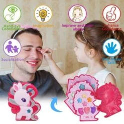Enbaoxin DIY-Make-up Für Kinder Einhorn Dressing Box Kinder Meerjungfrau Prinzessin Make-up-Geschenk-Set -Billiges Spielzeug Geschäft 30180809 03