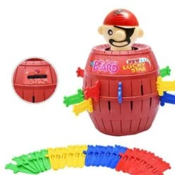 Syntek Lustiges Brettspiel Für Kinder Mini-Piraten-Eimer-Spiel