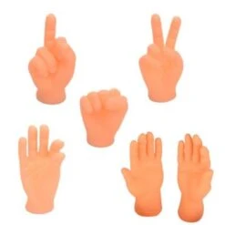 Vetaka Kleine Hände Mini Fingerpuppen,6 Stück Für Kinder