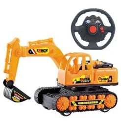 Enbaoxin Ferngesteuertes Auto Kinderspielzeug Elektroauto Elektrobagger-Spielzeugauto Für Kinder