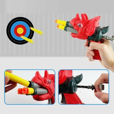 Enbaoxin 1pc Soft Bullet Spielzeugpistole Spielzeug Für Kinder 1pc Dinosaurier-Spielzeugpistole Für Kinder 5 Enbaoxin 1pc Soft Bullet Spielzeugpistole Spielzeug Für Kinder 1pc Dinosaurier-Spielzeugpistole Für Kinder – Bild 5