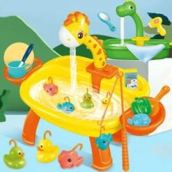 Brighten Multifunktionales Waschbecken Mit Angelzugang Angelspiel Set Elektrisch Fischfang Spielzeug -Billiges Spielzeug Geschäft 30288409 03