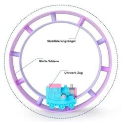 Syntek Aufziehbarer Cartoon-Spielzeugtriebwagen Purzelbahn Rundschienenzug Kinder -Billiges Spielzeug Geschäft 30335461 04
