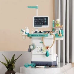 Syntek Kindersanitätskastenwagen Spielzeugset Arzt-Wagen Spielzeug Kinder Elektronisches Doktor-Trolley -Billiges Spielzeug Geschäft 30335494 04