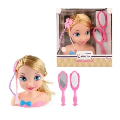 Toi Toys Toi-Toys Kinder Frisierpuppe Beauty Frisierkopf Mit Bürste Und Spiegel 1 Toi Toys Toi-Toys Kinder Frisierpuppe Beauty Frisierkopf Mit Bürste Und Spiegel