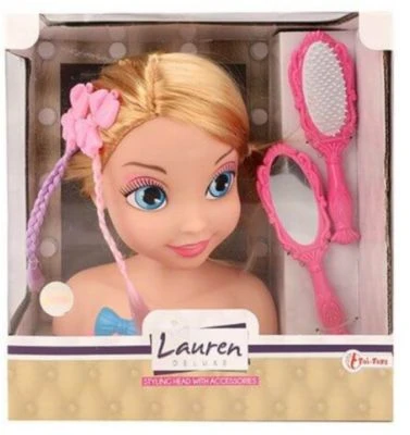 Toi Toys Toi-Toys Kinder Frisierpuppe Beauty Frisierkopf Mit Bürste Und Spiegel 3 Toi Toys Toi-Toys Kinder Frisierpuppe Beauty Frisierkopf Mit Bürste Und Spiegel – Bild 3
