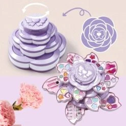 Brightake Waschbare Drehbare Schminkbox Für Kinder Deluxe Kinder-Kosmetik-Spielzeug-Set -Billiges Spielzeug Geschäft 30437096 03