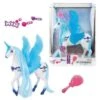 Toi Toys Toi-Toys Eisprinzessinen XL Einhorn Mit Blauen Flügeln