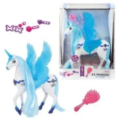 Toi Toys Toi-Toys Eisprinzessinen XL Einhorn Mit Blauen Flügeln