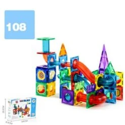 Decome Kinderspielzeug Magnetische Stückblöcke Für Rohre