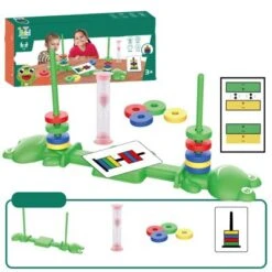 Decome Mehrspieler-Erleuchtungsspiel Mit Magnetischem Ringkampf Magnetic Levitation Puzzle Board Kinder-Desktop-Spielzeug