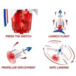 Decome Fliegende Rakete Outdoor-Spielzeug Für Kinder 7 Decome Fliegende Rakete Outdoor-Spielzeug Für Kinder -Billiges Spielzeug Geschäft 30520609 03