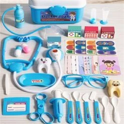 Decome Rollenspielzeug Für Kinderärzte Medizinische Spielzeugkiste Für Kinder - Simulationsset