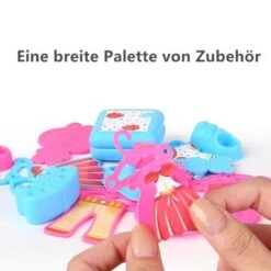Syntek Kinderpuppe Verkleiden Sich Spielhaus Mädchen Interaktives Spielzeug Aufbewahrung Mini Kleiderschrank Kinderspielzeug -Billiges Spielzeug Geschäft 30551828 04