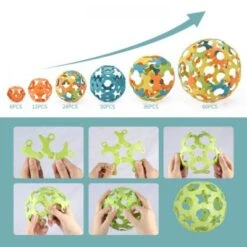 SHAOKE 36 STÜCKE Verschiedene Bausteine Pädagogisches Puzzle-Spielzeug Steckbausteine -Billiges Spielzeug Geschäft 30596320 04