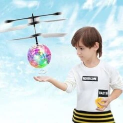 SHAOKE RC Fliegender Ball Mit LED Licht, Helikopter Mit Handsensor Infrarot Mini Hubschrauber Kinder Fliegendes Spielzeug Für Indoor Und Outdoor Spiele Ferngesteuerte Hubschrauber -Billiges Spielzeug Geschäft 30596441 06