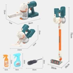 Syntek Haushaltsreinigung Spielet Mit Einem Elektrostaubsauger Und Anderem Zubehör Inklusive - Tolles Geschenk Für Kinder Mehrfarbig -Billiges Spielzeug Geschäft 30598432 04