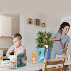 Syntek Haushaltsreinigung Spielet Mit Einem Elektrostaubsauger Und Anderem Zubehör Inklusive - Tolles Geschenk Für Kinder Mehrfarbig -Billiges Spielzeug Geschäft 30598432 06