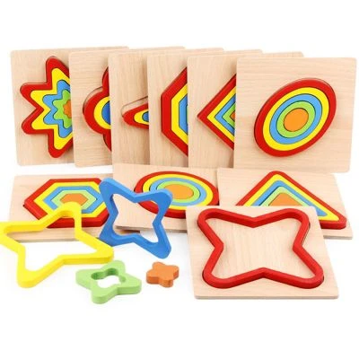 Syntek Kinderaufklärung Früherziehung Bunter Ring Holzspielzeug Kognitives Puzzle Der Geometrischen Formen 2 Syntek Kinderaufklärung Früherziehung Bunter Ring Holzspielzeug Kognitives Puzzle Der Geometrischen Formen – Bild 2