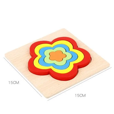 Syntek Kinderaufklärung Früherziehung Bunter Ring Holzspielzeug Kognitives Puzzle Der Geometrischen Formen 6 Syntek Kinderaufklärung Früherziehung Bunter Ring Holzspielzeug Kognitives Puzzle Der Geometrischen Formen – Bild 6