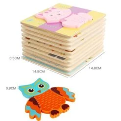 Syntek Dreidimensionales Puzzle Für Kinder Cartoon Tierpädagogik Puzzle Baby Früherziehung Spielzeug 7 Syntek Dreidimensionales Puzzle Für Kinder Cartoon Tierpädagogik Puzzle Baby Früherziehung Spielzeug -Billiges Spielzeug Geschäft 30598607 03