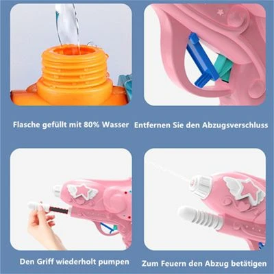 Brightake Sommerstrand-Wasserspielzeugpistole Für Kinder Ausziehbare Wasserpistole Für Kinder Mit Großem Fassungsvermögen 5 Brightake Sommerstrand-Wasserspielzeugpistole Für Kinder Ausziehbare Wasserpistole Für Kinder Mit Großem Fassungsvermögen – Bild 5