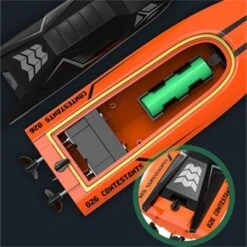 Brightake 2.4G Wiederaufladbares Mini-Schnellboot Modell Kinder Wasserspielzeug Drahtloses Elektrisches Spielzeug Mit Langer Batterielebensdauer Und Fernbedienung Für Kinder -Billiges Spielzeug Geschäft 30721130 05