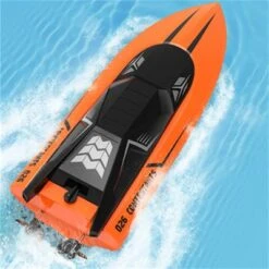 Brightake 2.4G Wiederaufladbares Mini-Schnellboot Modell Kinder Wasserspielzeug Drahtloses Elektrisches Spielzeug Mit Langer Batterielebensdauer Und Fernbedienung Für Kinder -Billiges Spielzeug Geschäft 30721130 06