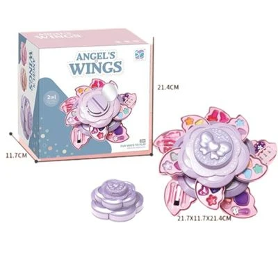 Syntek Deluxe Kinder-Kosmetik-Spielzeug-Set Waschbare Drehbare Schminkbox Für Kinder 1 Syntek Deluxe Kinder-Kosmetik-Spielzeug-Set Waschbare Drehbare Schminkbox Für Kinder