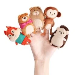 Syntek Baby-pädagogisches Pädagogisches Spielzeug-Finger-Puppe Gute-Nacht-Geschichte Fingerpuppe Für Kinder